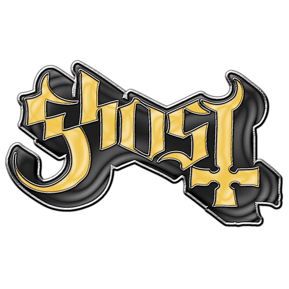 GHOST ゴースト - Logo / メタル・ピンバッジ / バッジ 【公式 / オフィシャル】