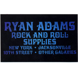 RYAN ADAMS ライアンアダムス RnR Supplies - Blue / ステッカー 【公式 / オフィシャル】