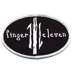 FINGER ELEVEN フィンガーイレヴン - FINGER & 11 LOGO / ワッペン 【公式 / オフィシャル】