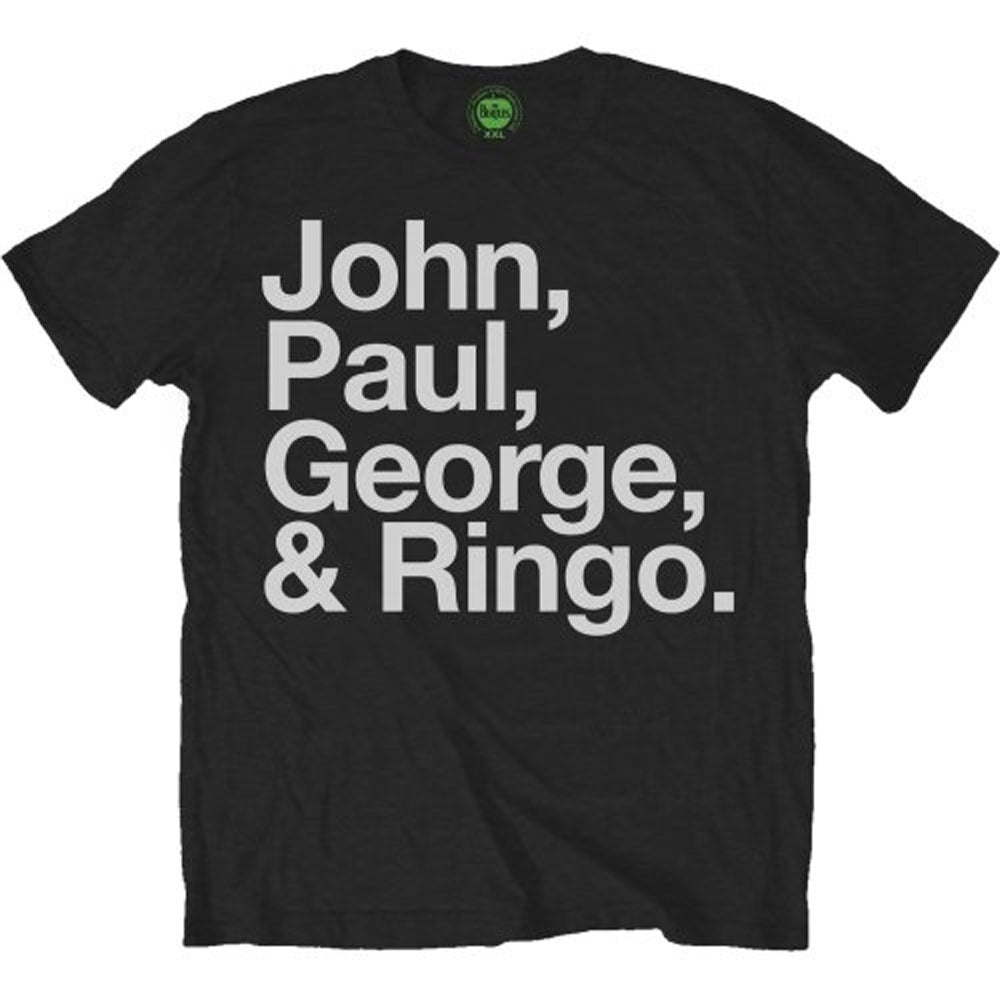 THE BEATLES ビートルズ (ABBEY ROAD 55周年 ) - JOHN, PAUL, GEORGE & RINGO / Tシャツ / メンズ 【公式 / オフィシャル】