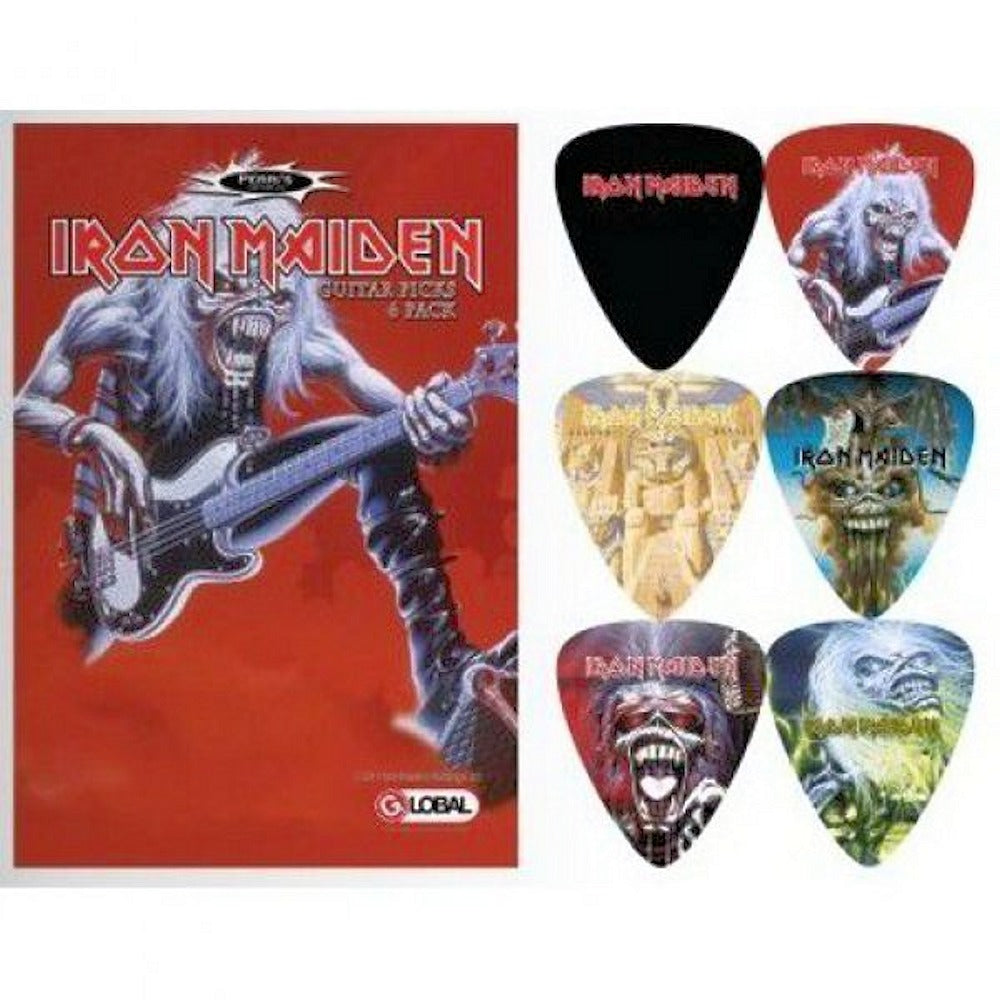 IRON MAIDEN アイアンメイデン (9月 来日 ) - 6 PACK PICKS vol.2 / ギターピック 【公式 / オフィシャル】