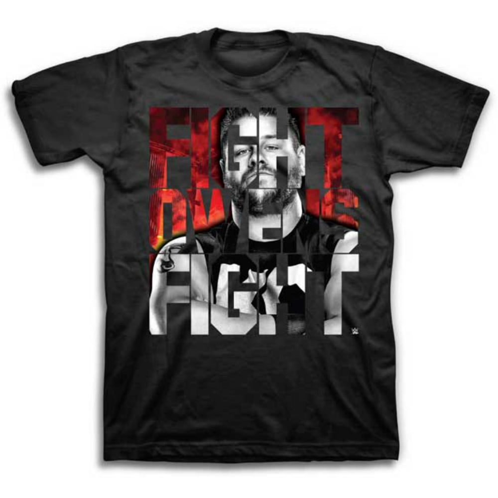 WWE ダブルダブルイー - KEVIN OWENS FIGHT OWENS FIGHT / Tシャツ / メンズ 【公式 / オフィシャル】