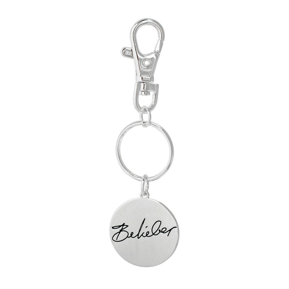 JUSTIN BIEBER - (デビュー 15周年 ) - Belieber Script Disc / Bag Charm