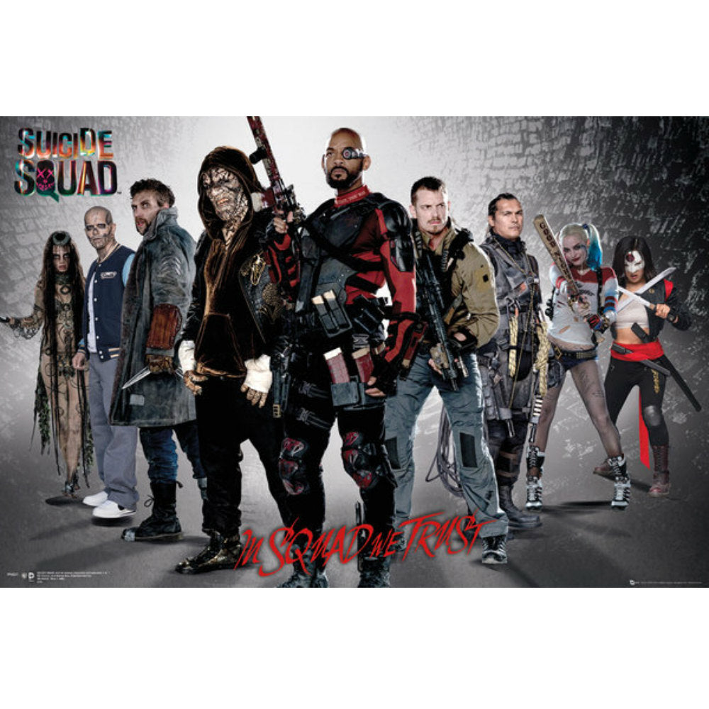 SUICIDE SQUAD - (ジョーカー 新作公開 ) - （絶版ポスター）GROUP