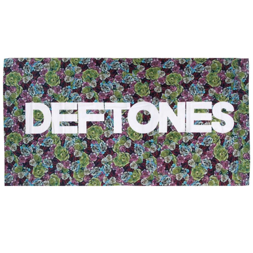 DEFTONES - Multicolor Rose Bath Towel