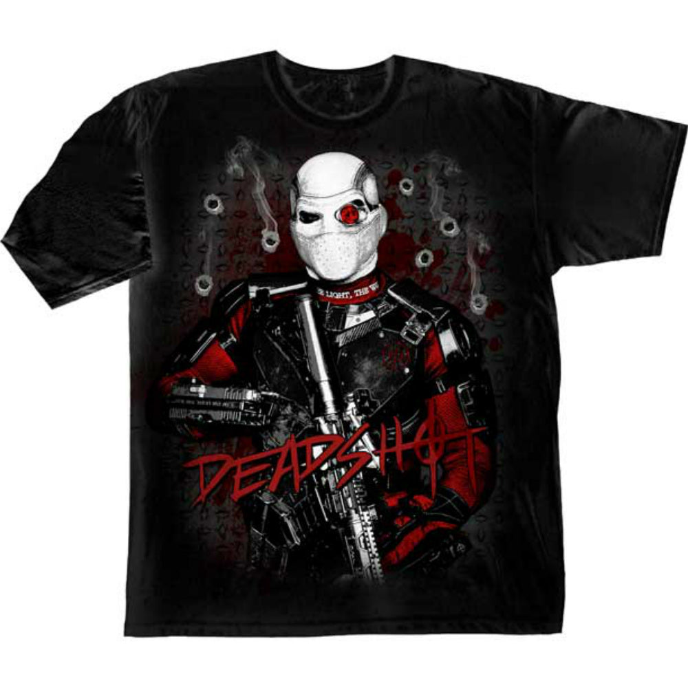 SUICIDE SQUAD スーサイドスクワッド (ジョーカー 新作公開 ) - DEADSHOT BULLET HOLES / Tシャツ / メンズ 【公式 / オフィシャル】