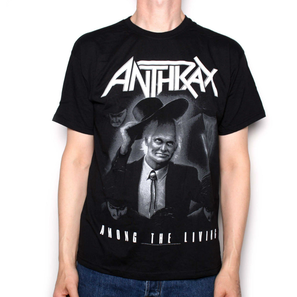 ANTHRAX アンスラックス AMONG THE LIVING Tシャツ メンズ 公式 オフィシャル