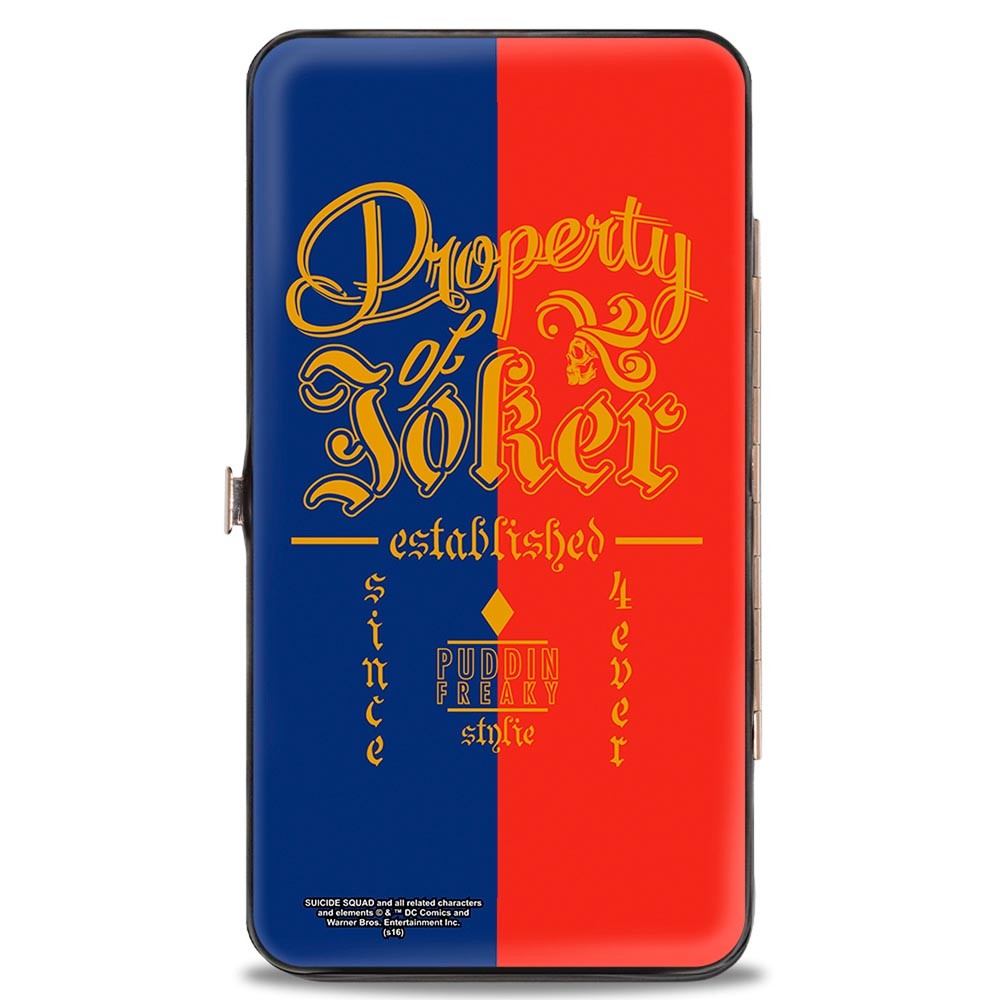 
                  
                    SUICIDE SQUAD スーサイドスクワッド - PROPERTY OF JOKER Hinged Wallet / 財布
                  
                