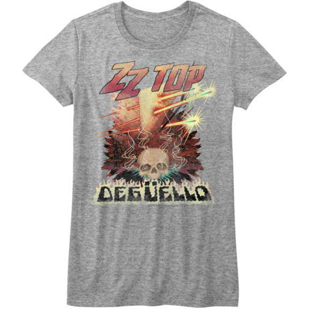 ZZ TOP ズィーズィートップ (結成 55周年 ) - DEGUELLO / Tシャツ / レディース 【公式 / オフィシャル】