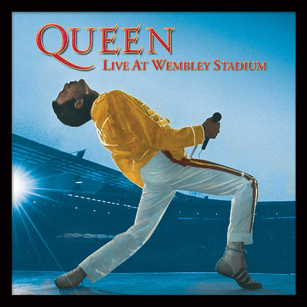 QUEEN クイーン - LIVE AT WEMBLEY (アルバム・シリーズ額) / インテリア額 【公式 / オフィシャル】