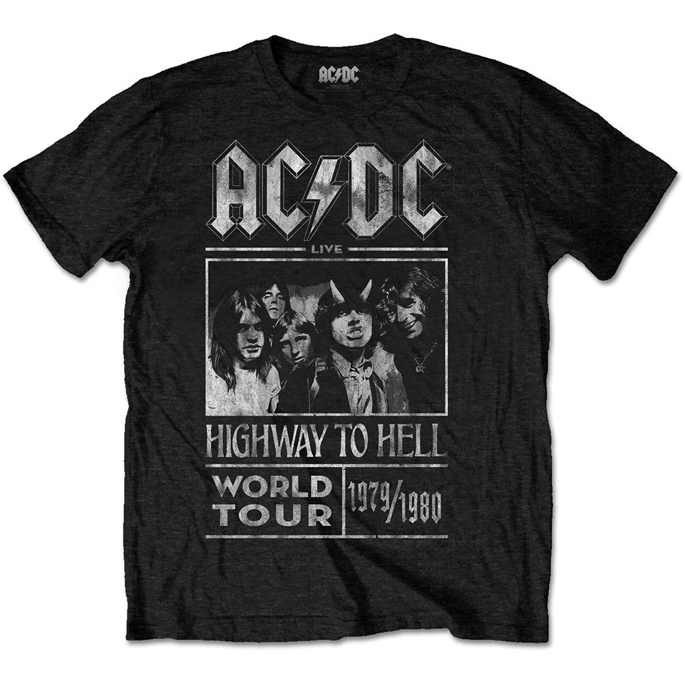 AC/DC エーシーディーシー HIGHWAY TO HELL WORLD TOUR 1979 / 1980 （復刻ツアーTシリーズ）公式 