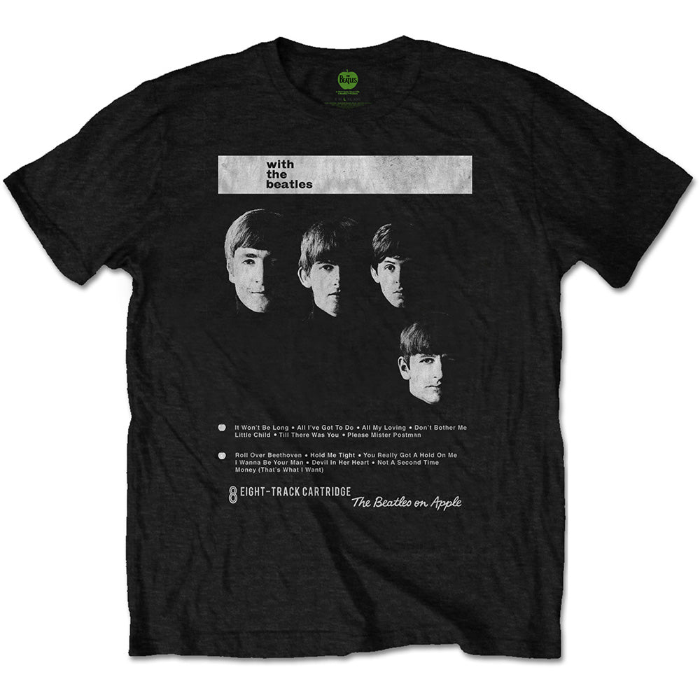 THE BEATLES ビートルズ (ABBEY ROAD 55周年 ) - WITH THE BEATLES 8 TRACK / Tシャツ / メンズ 【公式 / オフィシャル】