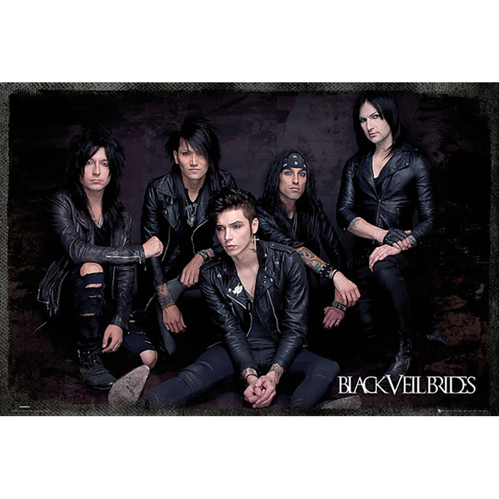 BLACK VEIL BRIDES ブラックヴェイルブライズ Group Sit ポスター 公式 オフィシャル