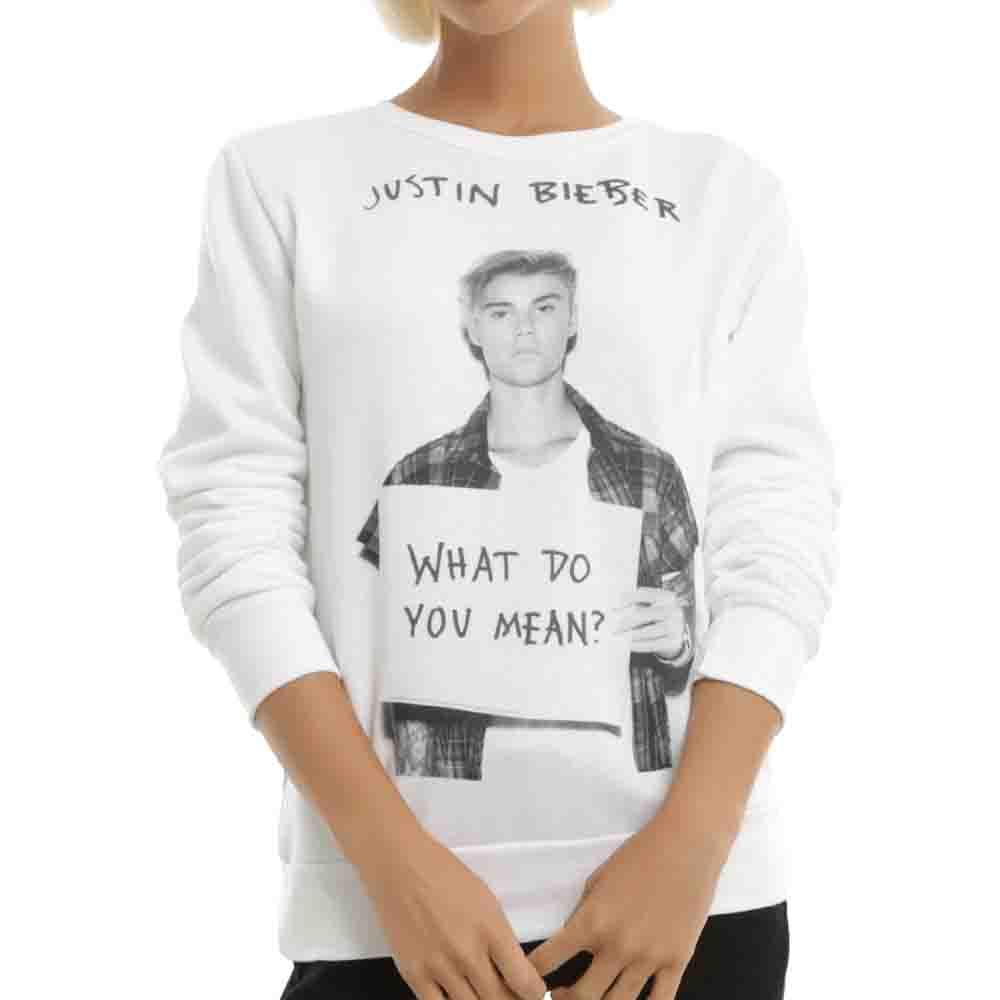 JUSTIN BIEBER - WHAT DO YOU MEAN GIRLS SWEATSHIR