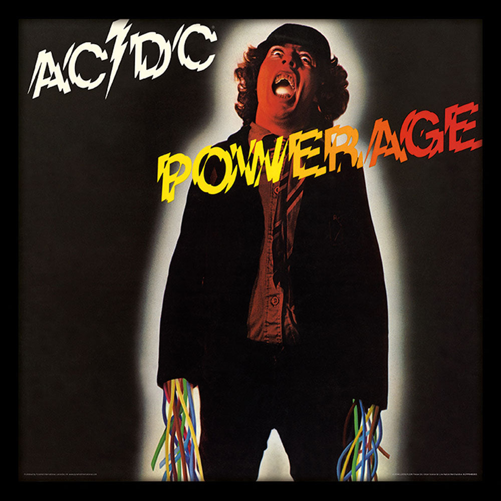 AC/DC エーシーディーシー POWERAGE (アルバム・シリーズ額) インテリア額 公式 オフィシャル