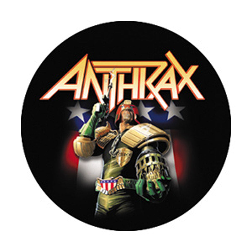 ANTHRAX アンスラックス Dredd バッジ 公式 オフィシャル