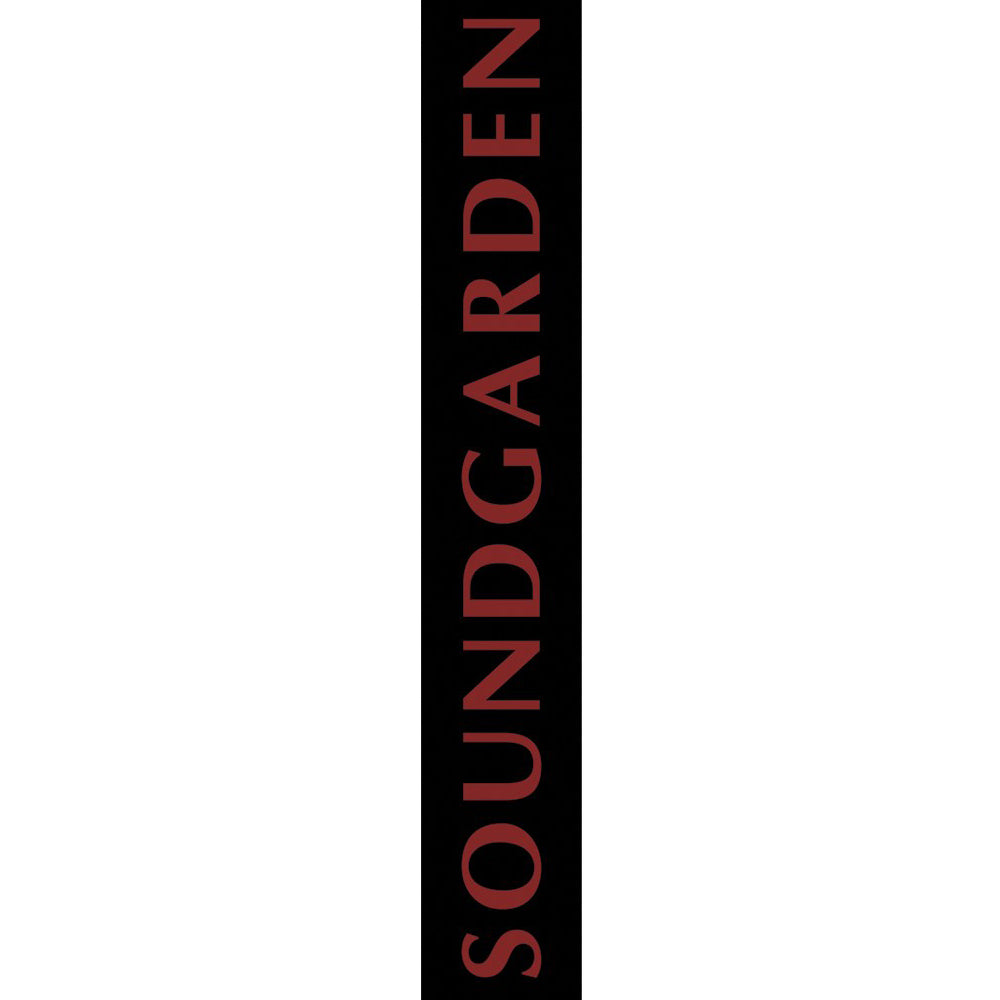 SOUNDGARDEN サウンドガーデン (結成 40周年 ) - Logo ギターストラップ（レザー） / ギターストラップ 【公式 / オフィシャル】