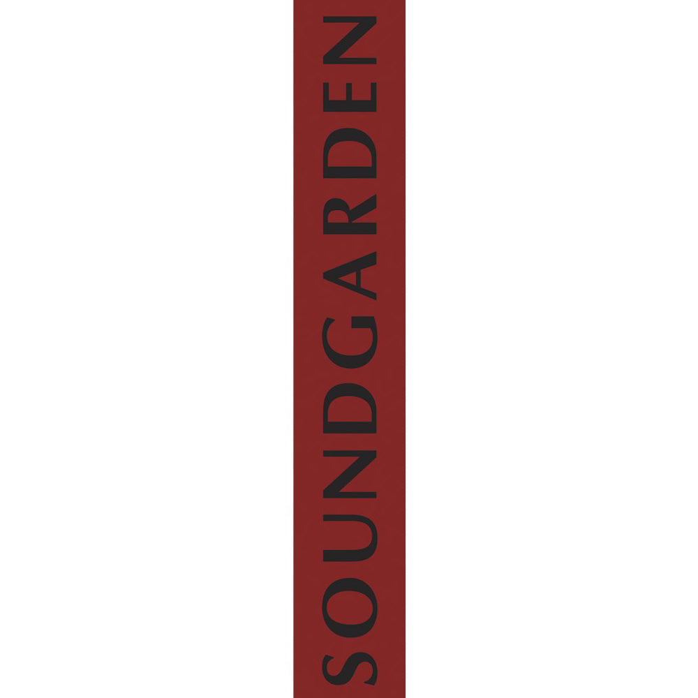 SOUNDGARDEN サウンドガーデン (結成 40周年 ) - Logo ギターストラップ（レザー） / ギターストラップ 【公式 / オフィシャル】