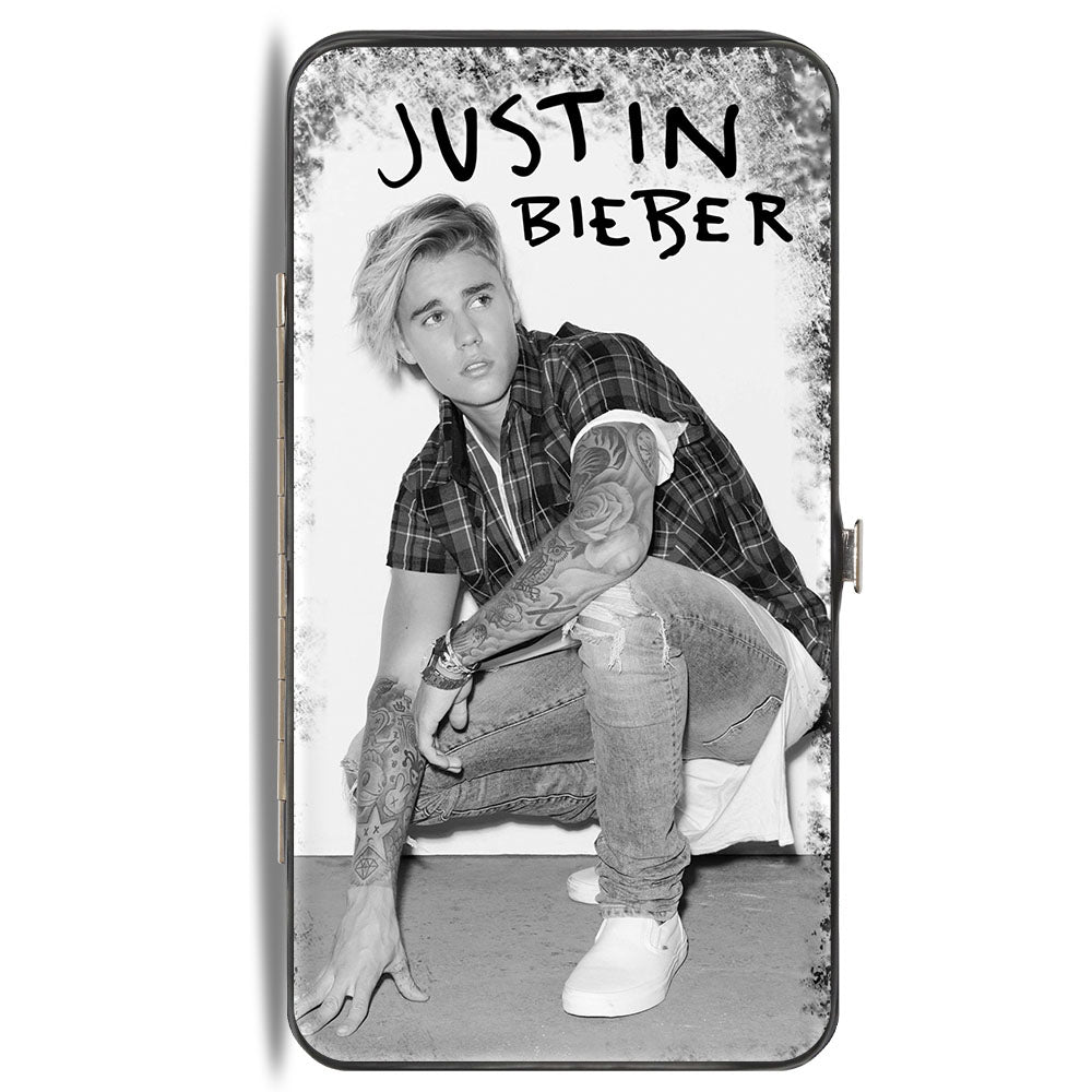 JUSTIN BIEBER ジャスティンビーバー (デビュー 15周年 ) - Hinged Wallet / CROUCHING POSE GRAYS / 財布 【公式 / オフィシャル】