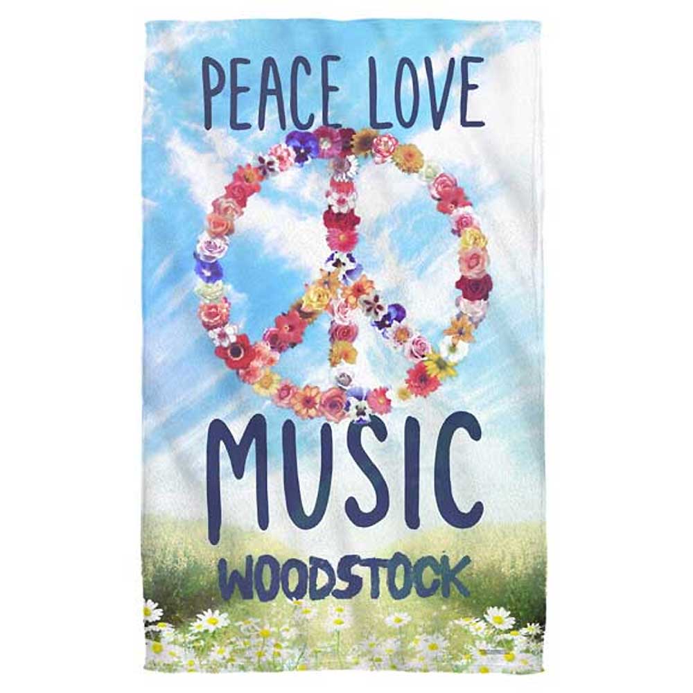 WOODSTOCK ウッドストック (55周年 ) - OPEN LOVE スポーツタオル / タオル 【公式 / オフィシャル】