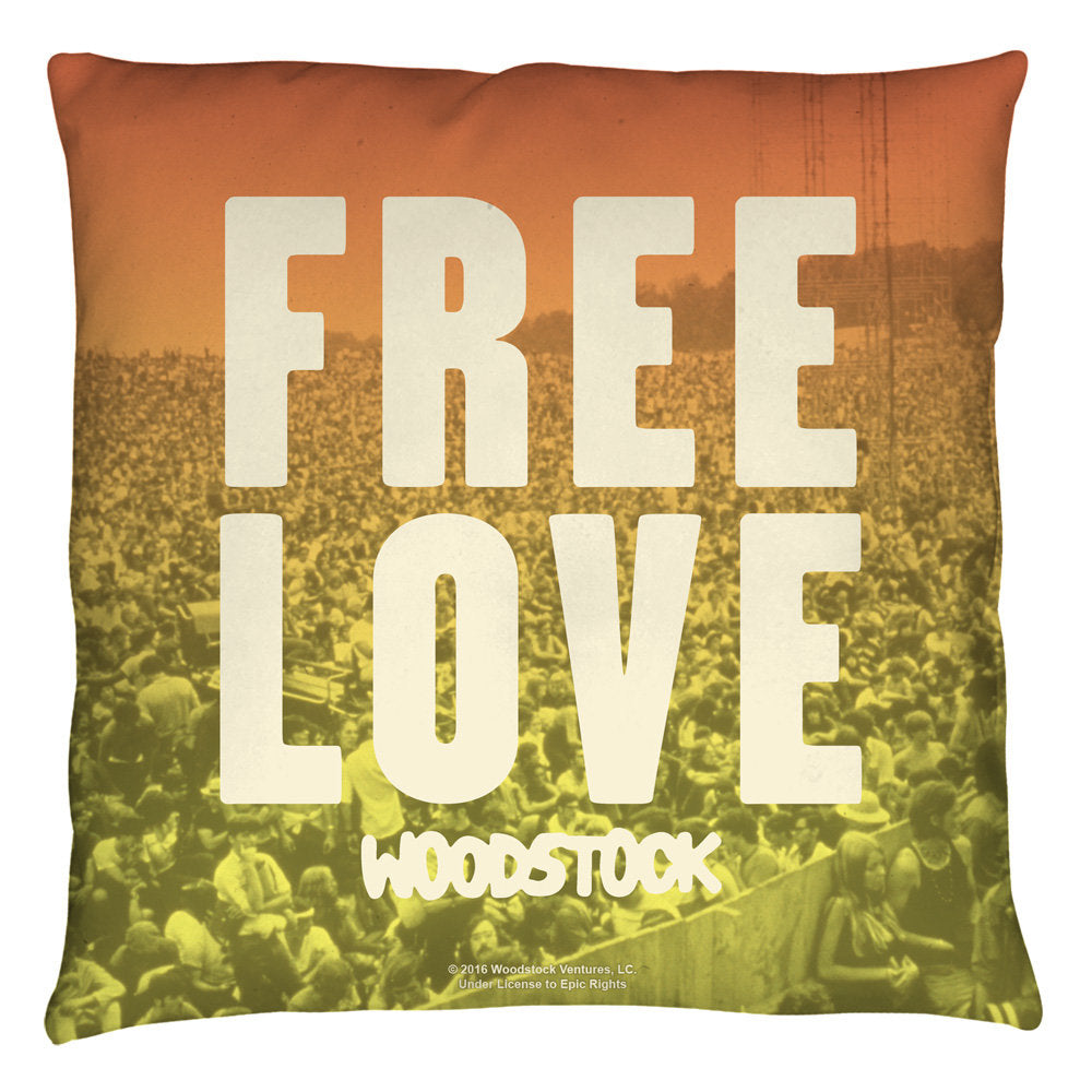 WOODSTOCK ウッドストック (55周年 ) - FREE LOVE / クッション / 寝具 【公式 / オフィシャル】