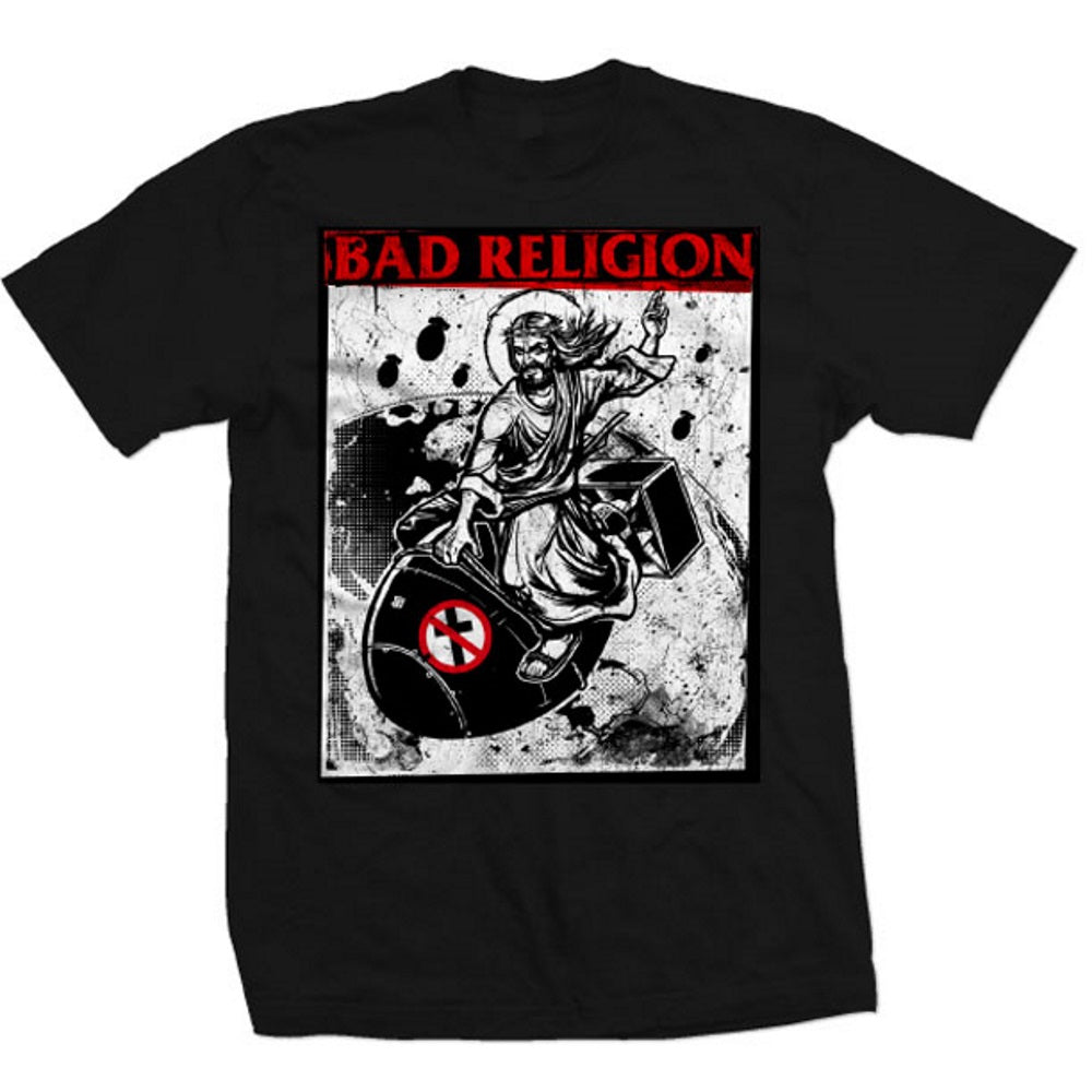 BAD RELIGION バッドレリジョン (結成 45周年 ) - ATOMIC JESUS / Tシャツ / メンズ 【公式 / オフィシャル】