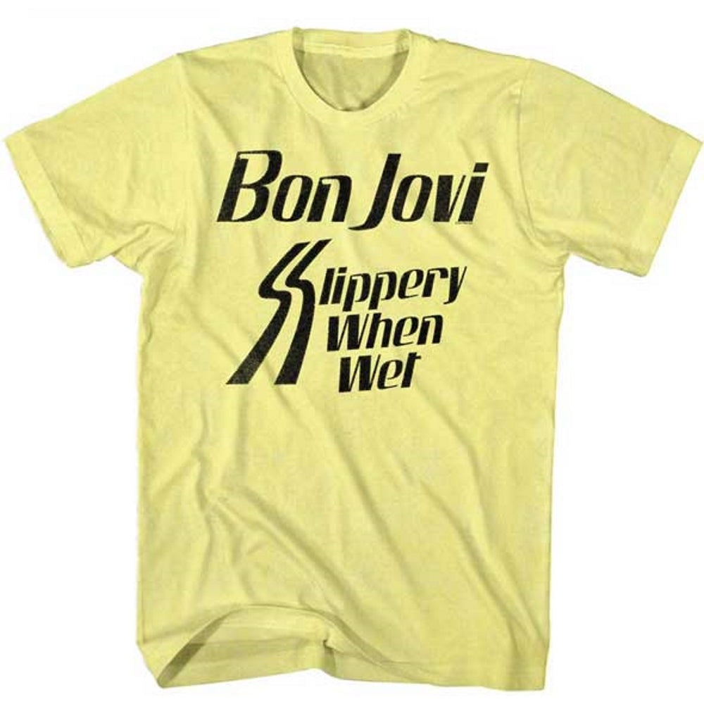 BON JOVI ボンジョヴィ SLIPPERY WHEN Tシャツ メンズ 公式 オフィシャル