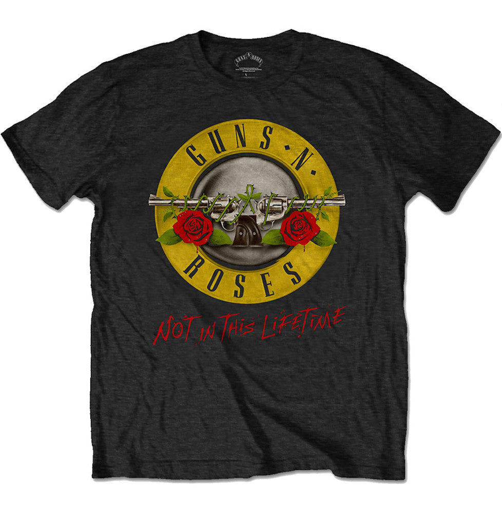 GUNS N ROSES ガンズアンドローゼズ - NOT IN THIS LIFETIME TOUR（ツアーTシャツ） / バックプリントあり / Tシャツ / メンズ 【公式 / オフィシャル】