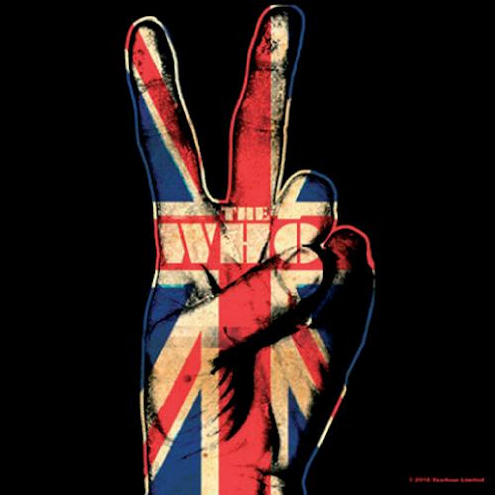 THE WHO ザ・フー (結成 60周年 ) - PEACE FINGERS / コースター 【公式 / オフィシャル】