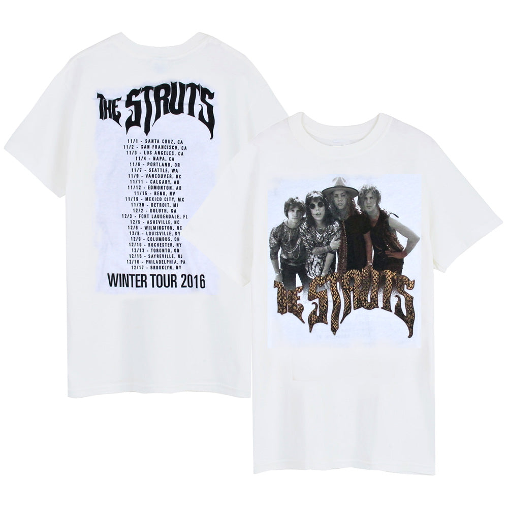 
                  
                    THE STRUTS ストラッツ - 【会場限定Tシャツ】SNAKE SKIN 2016 TOUR / バックプリントあり / Tシャツ / メンズ 【公式 / オフィシャル】
                  
                