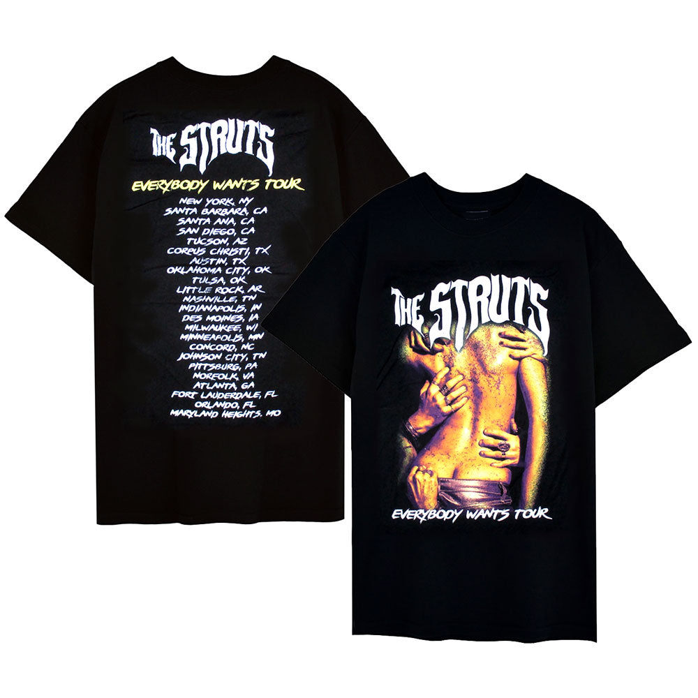 
                  
                    THE STRUTS ストラッツ - 【会場限定Tシャツ】EVERYBODY WANTS TOUR / バックプリントあり / Tシャツ / メンズ 【公式 / オフィシャル】
                  
                