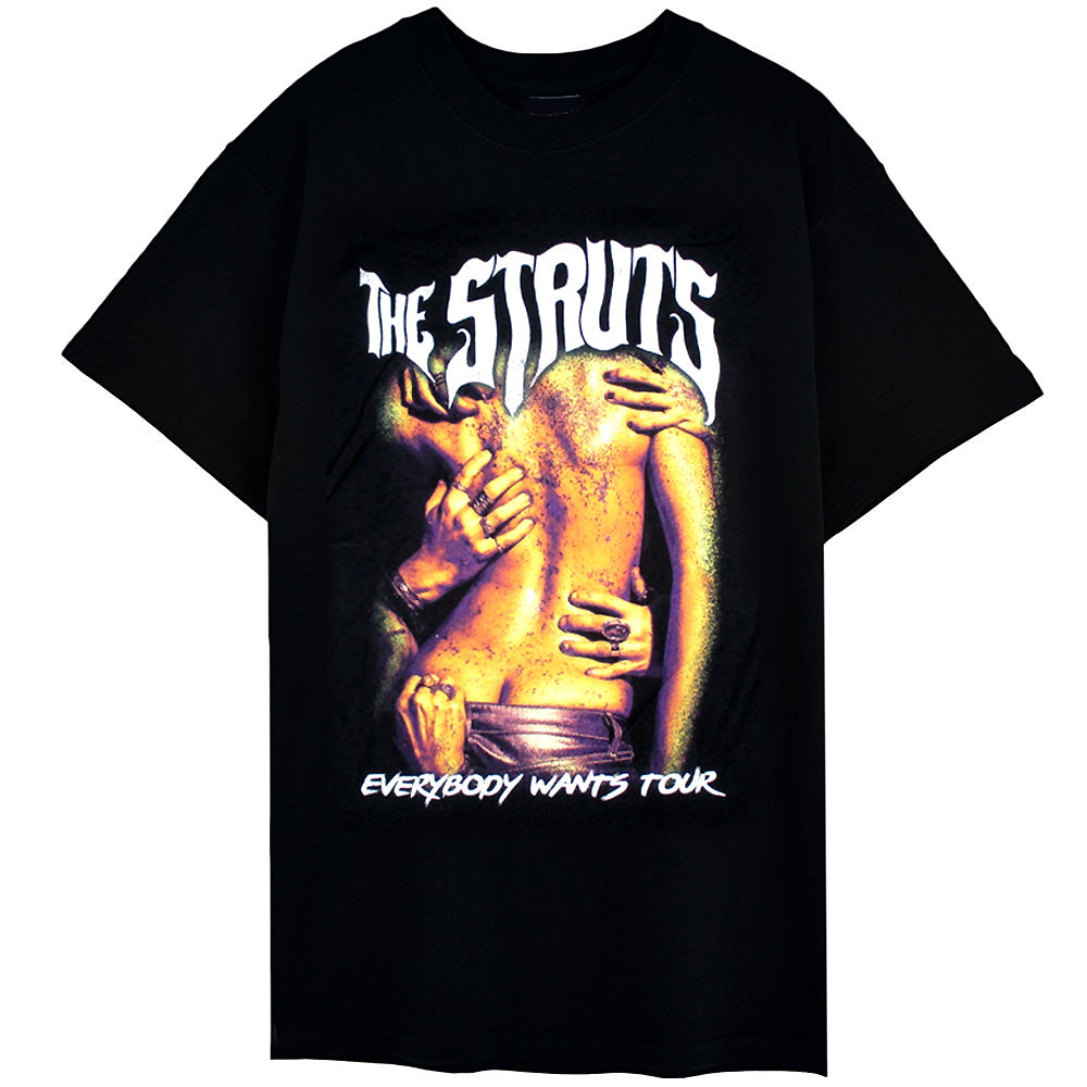 
                  
                    THE STRUTS ストラッツ - 【会場限定Tシャツ】EVERYBODY WANTS TOUR / バックプリントあり / Tシャツ / メンズ 【公式 / オフィシャル】
                  
                