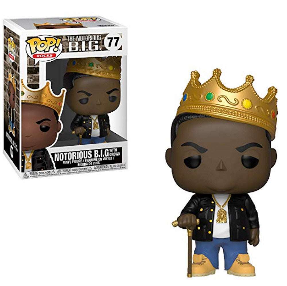 NOTORIOUS BIG ノトーリアスBIG (デビュー 30周年 ) - POP! Rocks : with Crown Collectible / フィギュア・人形 【公式 / オフィシャル】