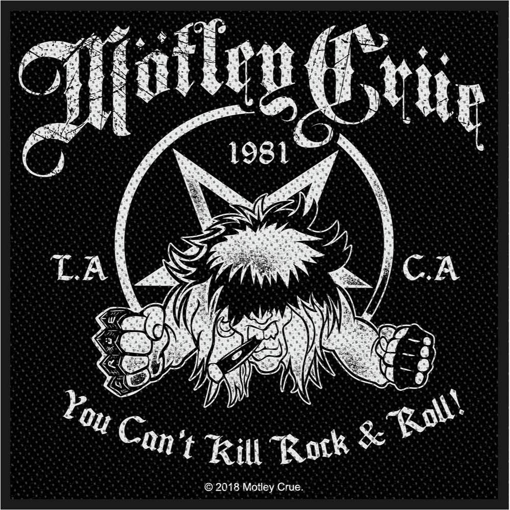 MOTLEY CRUE モトリークルー - You Can’t Kill Rock N Roll / ワッペン 【公式 / オフィシャル】