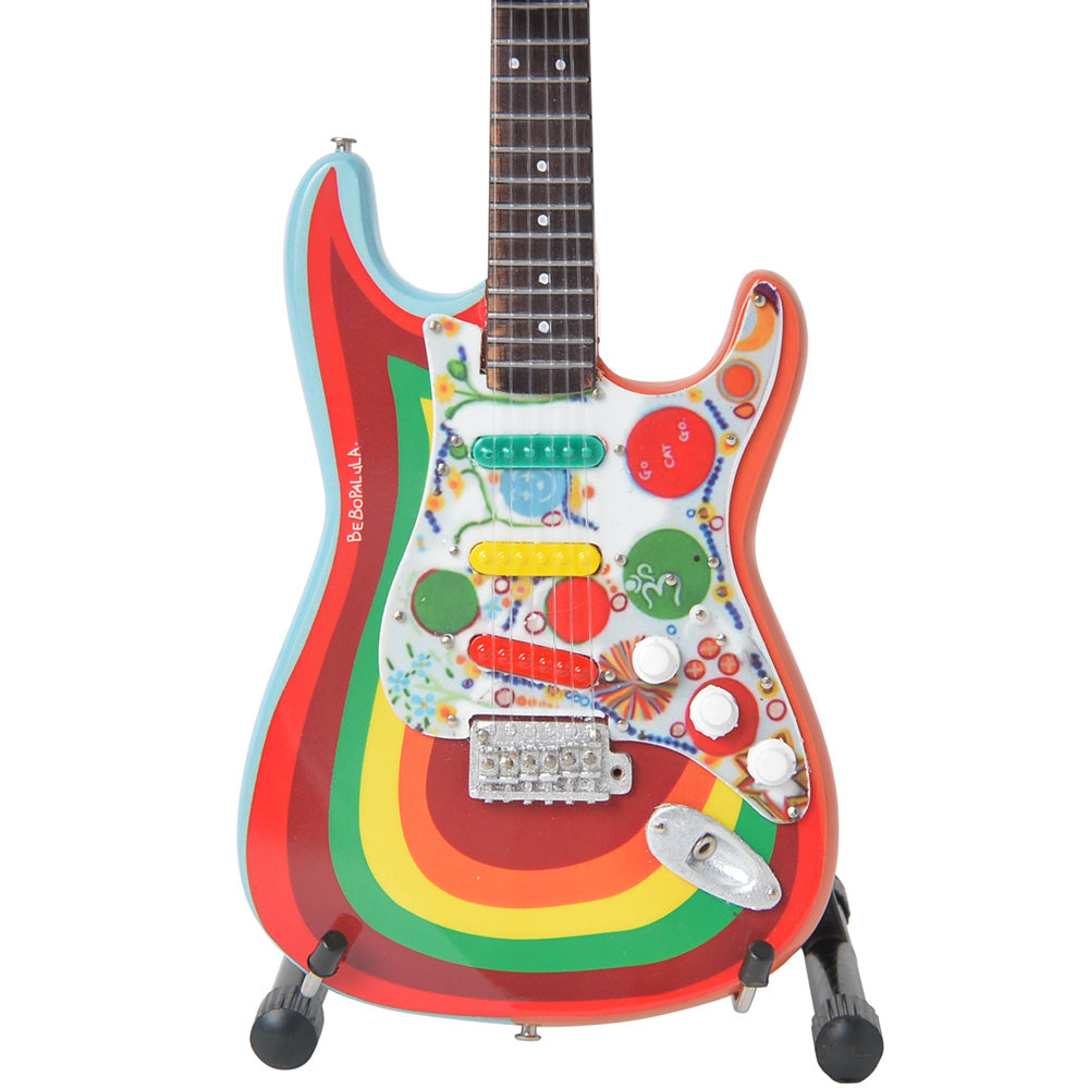 
                  
                    GEORGE HARRISON ジョージハリスン - Fender Strat Rocky Design / Fab Four / ミニチュア楽器
                  
                