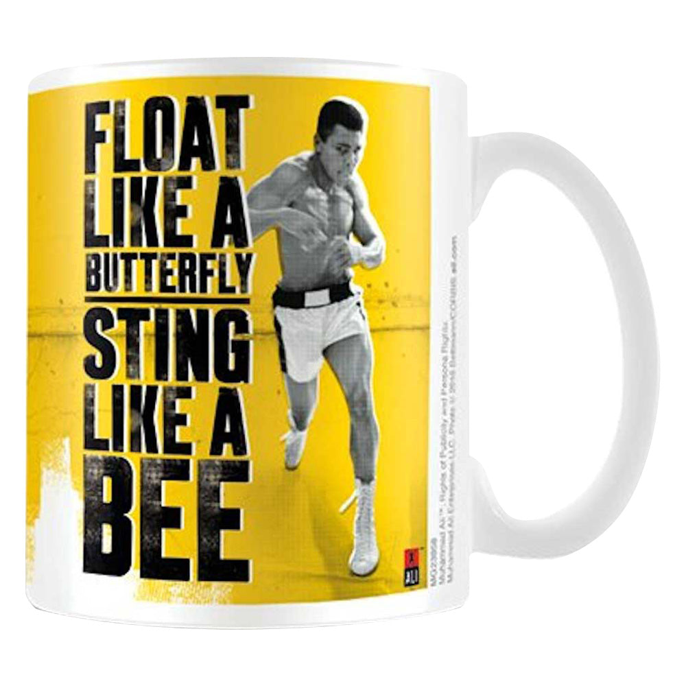 MUHAMMAD ALI モハメドアリ - FLOAT LIKE A BUTTERFLY, STING LIKE A BEE / マグカップ 【公式 / オフィシャル】