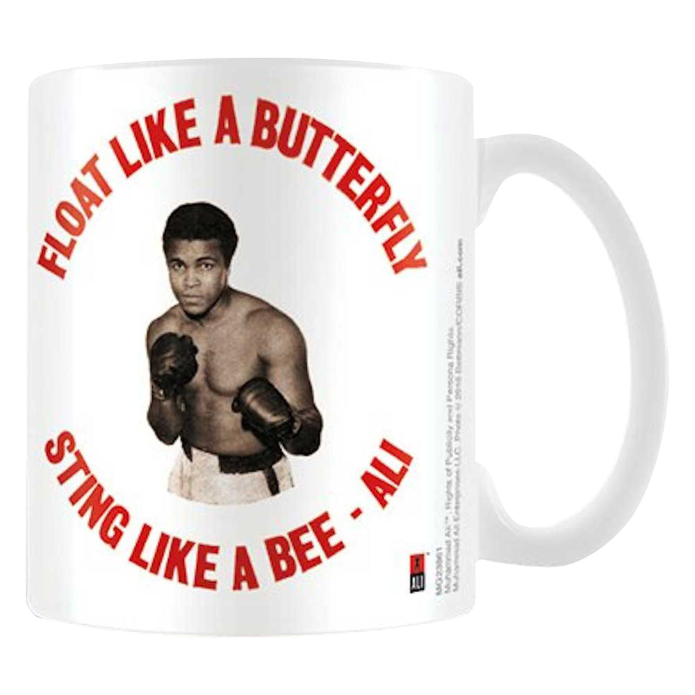 
                  
                    MUHAMMAD ALI モハメドアリ - FLOAT LIKE A BUTTERFLY, STING LIKE A BEE RETRO / マグカップ 【公式 / オフィシャル】
                  
                