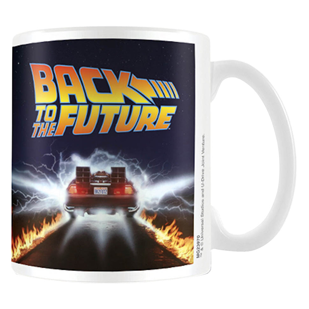 BACK TO THE FUTURE バックトゥザフューチャー (「BTTF2」 35周年 ) Delorean マグカップ 公式 