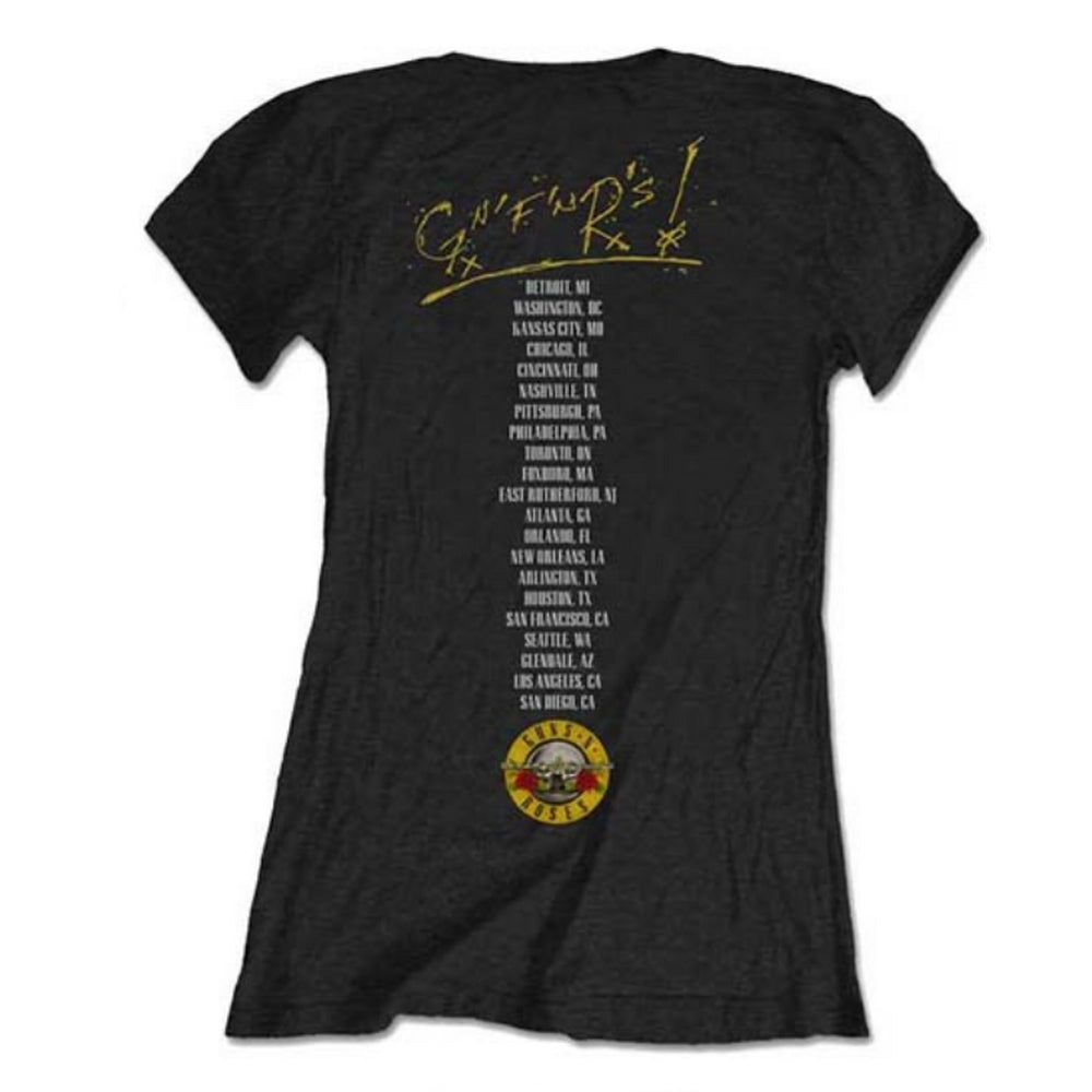 
                  
                    GUNS N ROSES ガンズアンドローゼズ - Not In This Lifetime Tour / バックプリントあり / Tシャツ / レディース 【公式 / オフィシャル】
                  
                