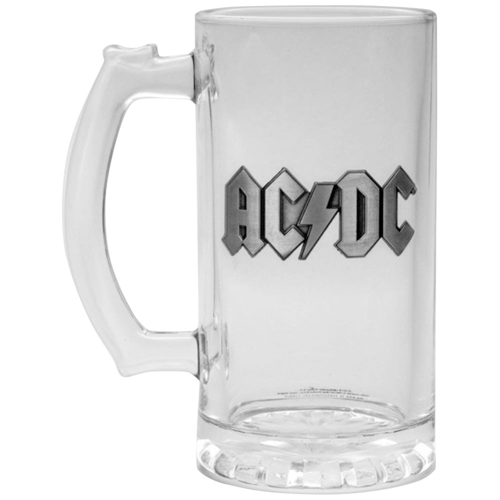 AC/DC エーシーディーシー Logo ビールジョッキ 食器・グラス 公式 オフィシャル