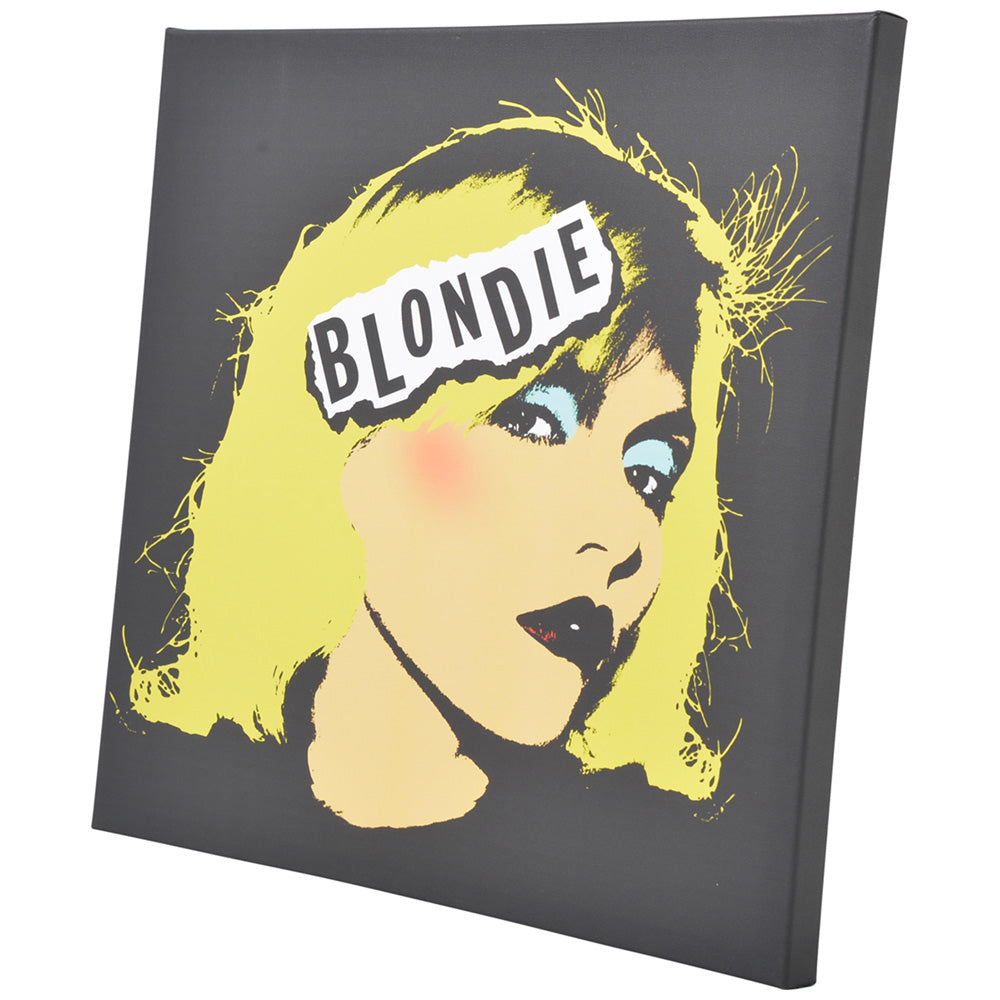 BLONDIE ブロンディ (結成 50周年 ) Punk キャンバス・プリント木枠（40×40×2.5cm）公式 オフィシャル