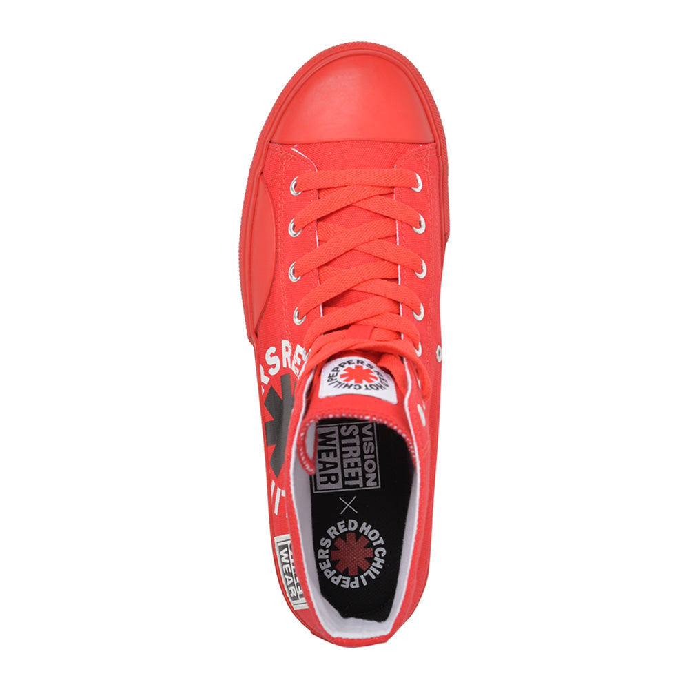 
                  
                    RED HOT CHILI PEPPERS レッドホットチリペッパーズ - Canvas HI RHCP Red / VISION STREET WEAR（ブランド） / スニーカー / レディース
                  
                