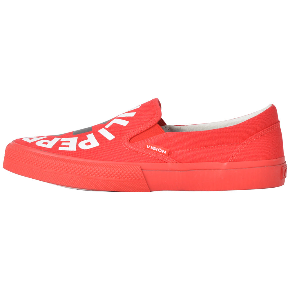 
                  
                    RED HOT CHILI PEPPERS レッドホットチリペッパーズ - CANVAS SLIP-ON RHCP Red / VISION STREET WEAR（ブランド） / スニーカー / メンズ 【公式 / オフィシャル】
                  
                