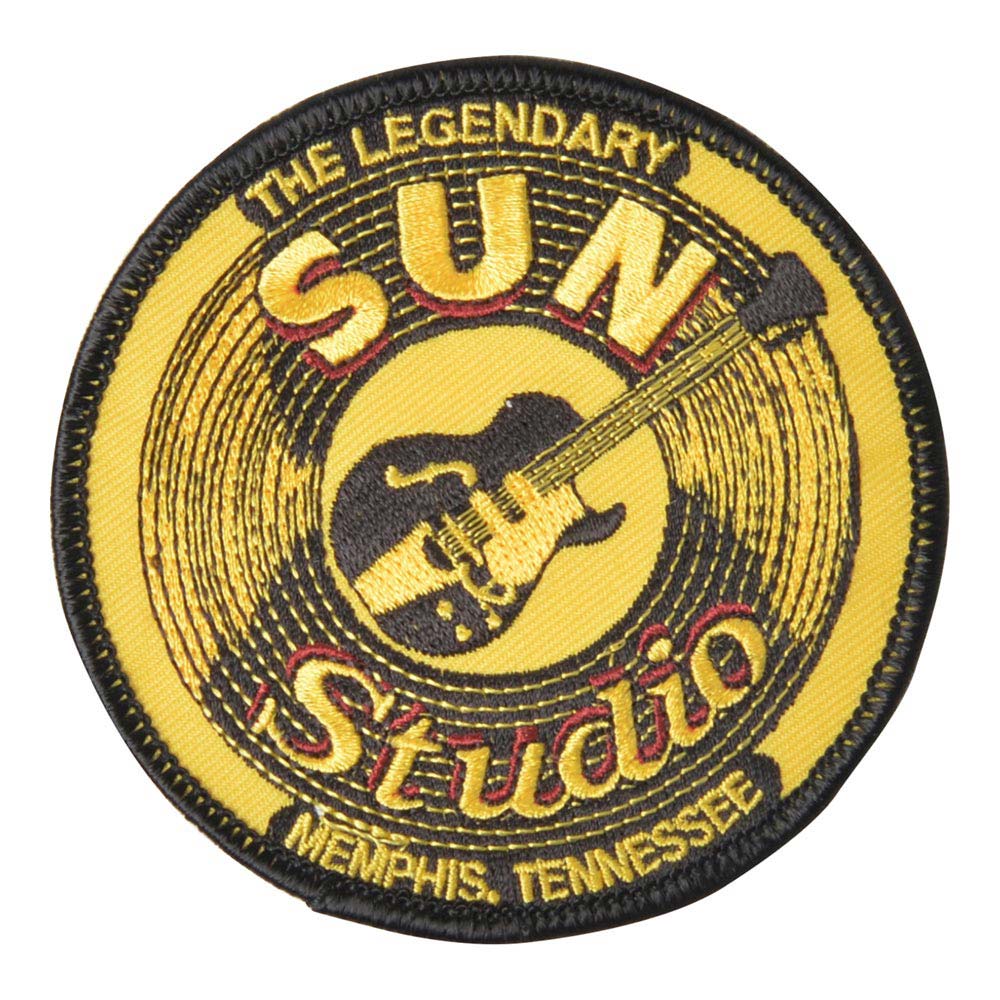 SUN STUDIO - Iron on Patches Guitar Logo