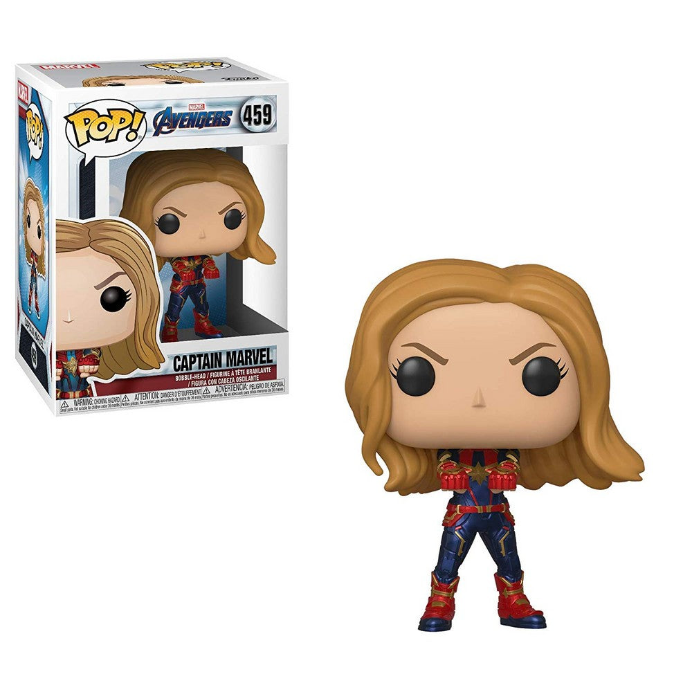 AVENGERS アベンジャーズ  POP! COMIC : Endgame Captain Marvel Bobblehead 