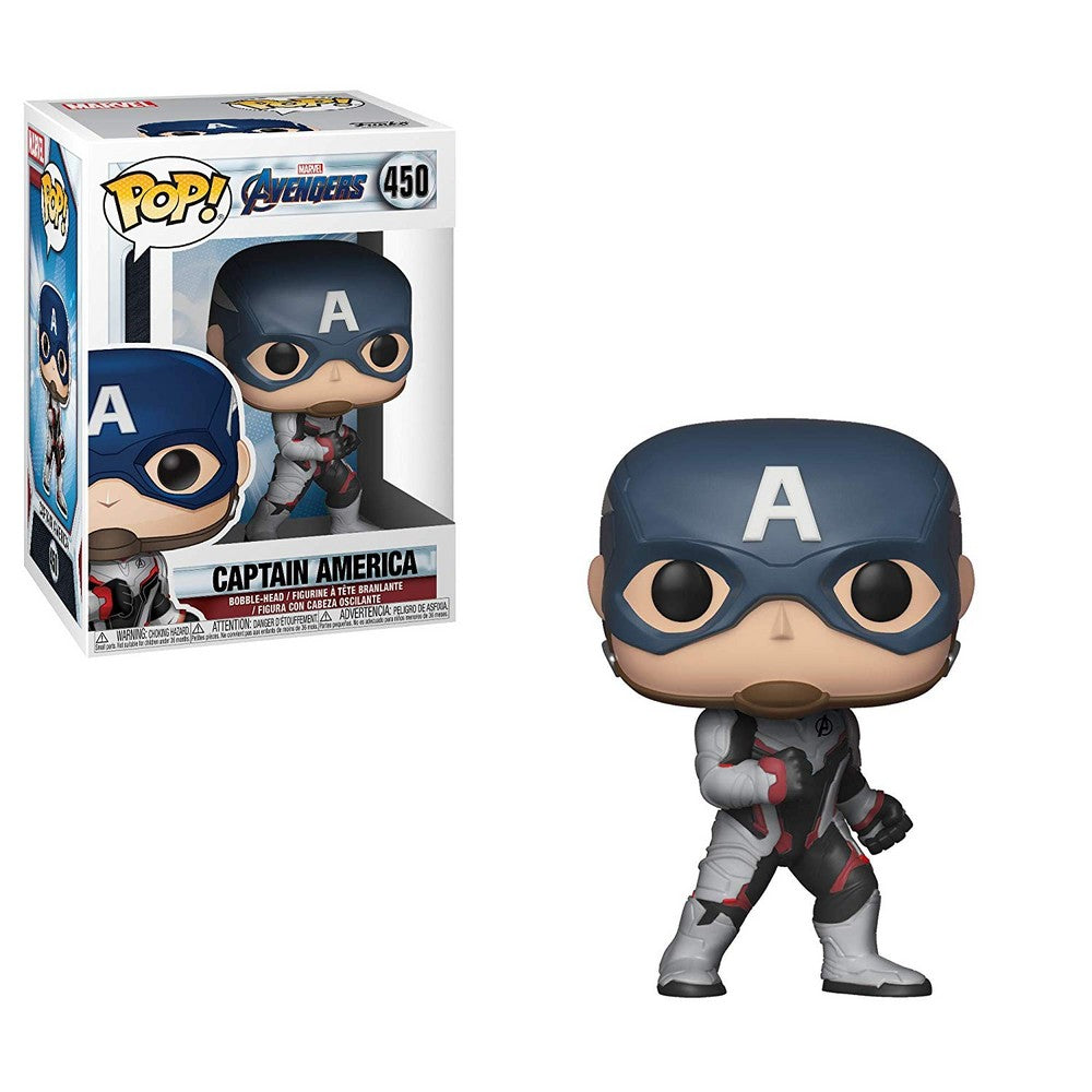 AVENGERS アベンジャーズ POP! COMIC : Endgame Captain America, Multicolor  