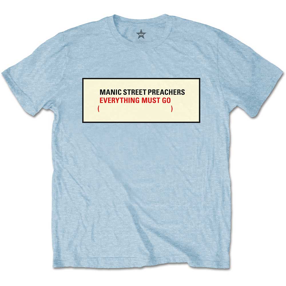 MANIC STREET PREACHERS マニックストリートプリーチャーズ (2025年 1月 来日 ) - Everything Must Go / Tシャツ / メンズ 【公式 / オフィシャル】