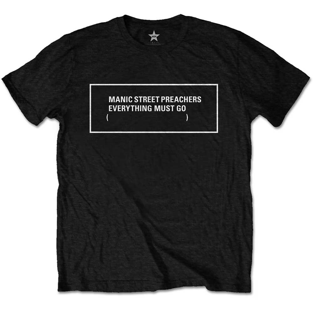 MANIC STREET PREACHERS マニックストリートプリーチャーズ (2025年 1月 来日 ) - Everything Must Go Monochrome / Tシャツ / メンズ 【公式 / オフィシャル】