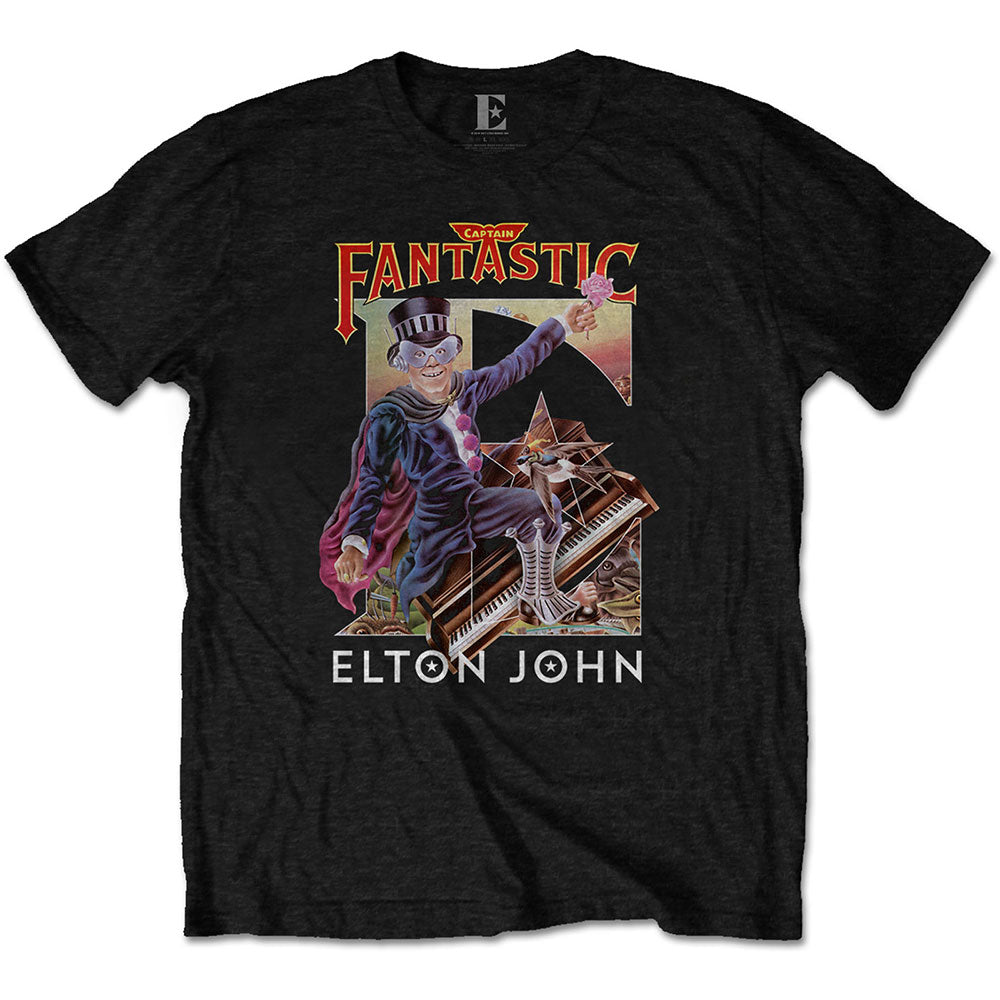 ELTON JOHN エルトンジョン (デビュー 55周年 ) - Captain Fantastic / Tシャツ / メンズ 【公式 / オフィシャル】