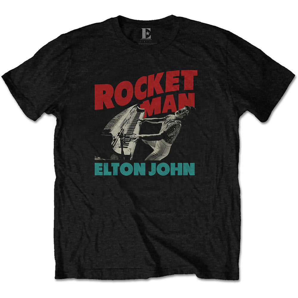 ELTON JOHN エルトンジョン (デビュー 55周年 ) - Rocketman Piano / Tシャツ / メンズ 【公式 / オフィシャル】